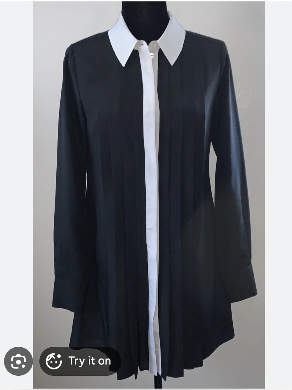 Rachel Zoe Laurel Pleated Shirt Dress size 4